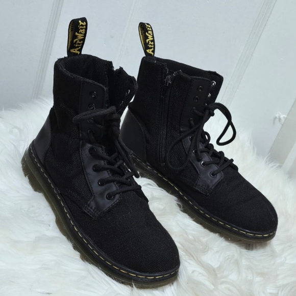 Dr. Martens Doc Combs J Air Wair Combat Boots Unisex Size M4 / W5🌴✌️ - Picture 2 of 8